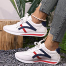 Zapatillas de deporte para mujer, zapatos de deportes nuevos, zapatos blancos pequeños para mujer, zapatillas cómodas a la moda, zapatos informales ligeros que combinan con todo