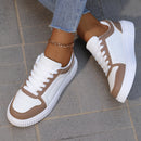YRZL Zapatillas de deporte para mujer, zapatos blancos de otoño, suela gruesa ligera, zapatos de Skatebaord antideslizantes, zapatos deportivos informales Unisex para hombre