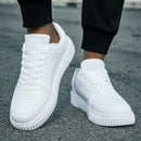YRZL Zapatillas de deporte para mujer, zapatos blancos de otoño, suela gruesa ligera, zapatos de Skatebaord antideslizantes, zapatos deportivos informales Unisex para hombre