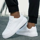 YRZL Zapatillas de deporte para mujer, zapatos blancos de otoño, suela gruesa ligera, zapatos de Skatebaord antideslizantes, zapatos deportivos informales Unisex para hombre