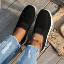 Zapatos de mujer, zapatos individuales suaves de color sólido para mujer, zapatillas informales, zapatos ligeros y cómodos para mujer