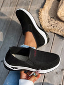 Zapatos de mujer, zapatos individuales suaves de color sólido para mujer, zapatillas informales, zapatos ligeros y cómodos para mujer