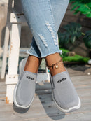 Zapatos de mujer, zapatos individuales suaves de color sólido para mujer, zapatillas informales, zapatos ligeros y cómodos para mujer
