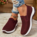 Zapatos de mujer, zapatos individuales suaves de color sólido para mujer, zapatillas informales, zapatos ligeros y cómodos para mujer