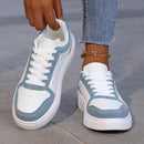 YRZL Zapatillas de deporte para mujer, zapatos blancos de otoño, suela gruesa ligera, zapatos de Skatebaord antideslizantes, zapatos deportivos informales Unisex para hombre