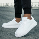 YRZL Zapatillas de deporte para mujer, zapatos blancos de otoño, suela gruesa ligera, zapatos de Skatebaord antideslizantes, zapatos deportivos informales Unisex para hombre