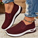 Zapatos de mujer, zapatos individuales suaves de color sólido para mujer, zapatillas informales, zapatos ligeros y cómodos para mujer