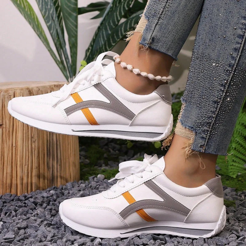 Zapatillas de deporte para mujer, zapatos de deportes nuevos, zapatos blancos pequeños para mujer, zapatillas cómodas a la moda, zapatos informales ligeros que combinan con todo