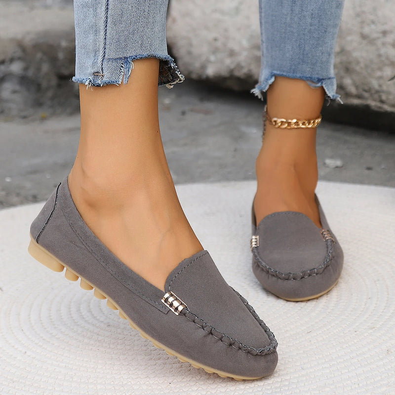 Zapatos de Mujer, mocasines sin cordones para bailarinas, mocasines para Mujer, zapatillas informales, Zapatos planos para Mujer, Zapatos informales