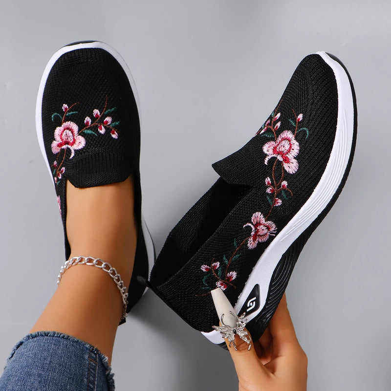 Zapatos planos de malla transpirable de verano para mujer, zapatillas informales, liquidación, envío gratis