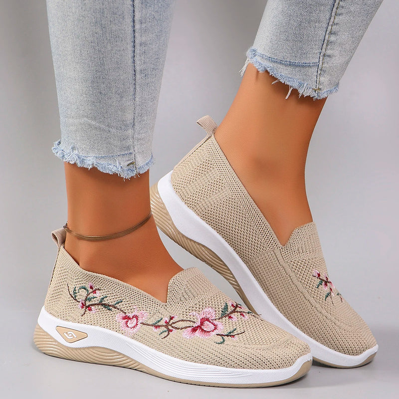 Zapatos planos de malla transpirable de verano para mujer, zapatillas informales, liquidación, envío gratis