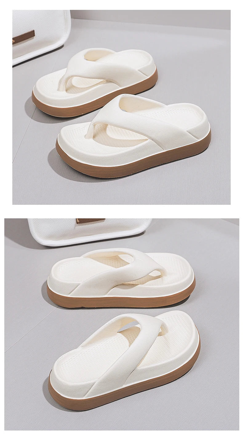 Chanclas de mujer Zapatos de diseño popular Tendencia 2024 Sandalias de plataforma casuales Zapatillas antideslizantes para exteriores Características únicas Sandalias planas