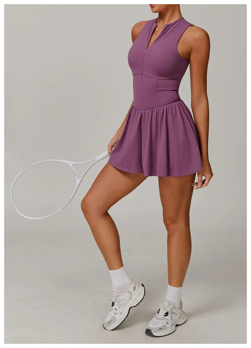 Traje de una pieza para mujer, traje deportivo con cremallera, peleles de Yoga, ropa deportiva sin espalda, monos de entrenamiento sin mangas para mujer