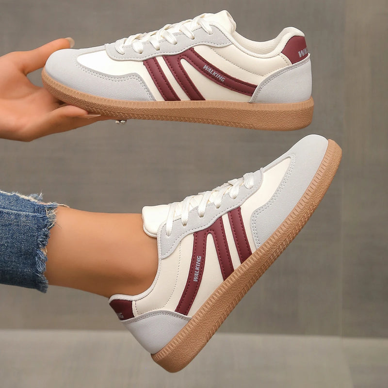 Zapatillas de deporte para mujer, mocasines planos de lujo, cómodos, suaves, ligeros, para exteriores, primavera 2025, 2025