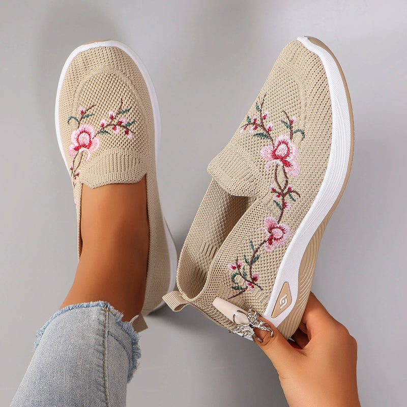 Zapatos planos de malla transpirable de verano para mujer, zapatillas informales, liquidación, envío gratis