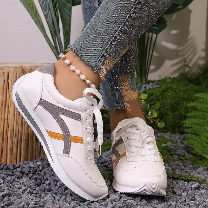 Zapatillas de deporte para mujer, zapatos de deportes nuevos, zapatos blancos pequeños para mujer, zapatillas cómodas a la moda, zapatos informales ligeros que combinan con todo