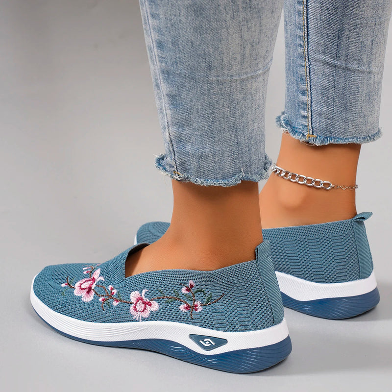 Zapatos planos de malla transpirable de verano para mujer, zapatillas informales, liquidación, envío gratis