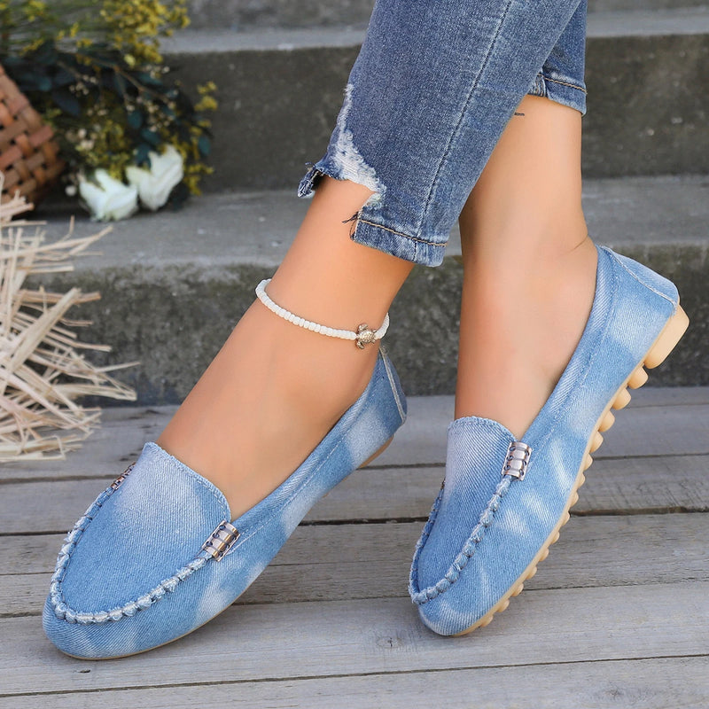 Zapatos de Mujer, mocasines sin cordones para bailarinas, mocasines para Mujer, zapatillas informales, Zapatos planos para Mujer, Zapatos informales