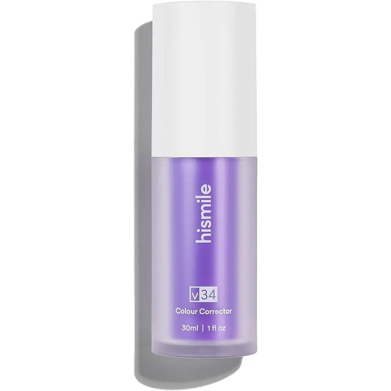 30ml V34 Hismile pasta de dientes púrpura elimina el sarro limpieza higiene bucal aliento fresco blanqueamiento productos para el cuidado de los dientes