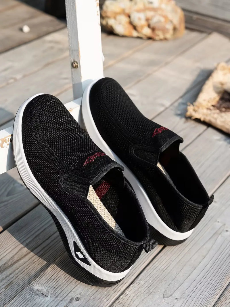 Zapatos de mujer, zapatos individuales suaves de color sólido para mujer, zapatillas informales, zapatos ligeros y cómodos para mujer
