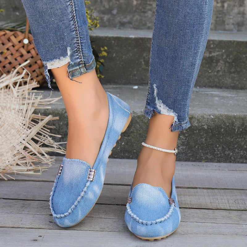 Zapatos de Mujer, mocasines sin cordones para bailarinas, mocasines para Mujer, zapatillas informales, Zapatos planos para Mujer, Zapatos informales