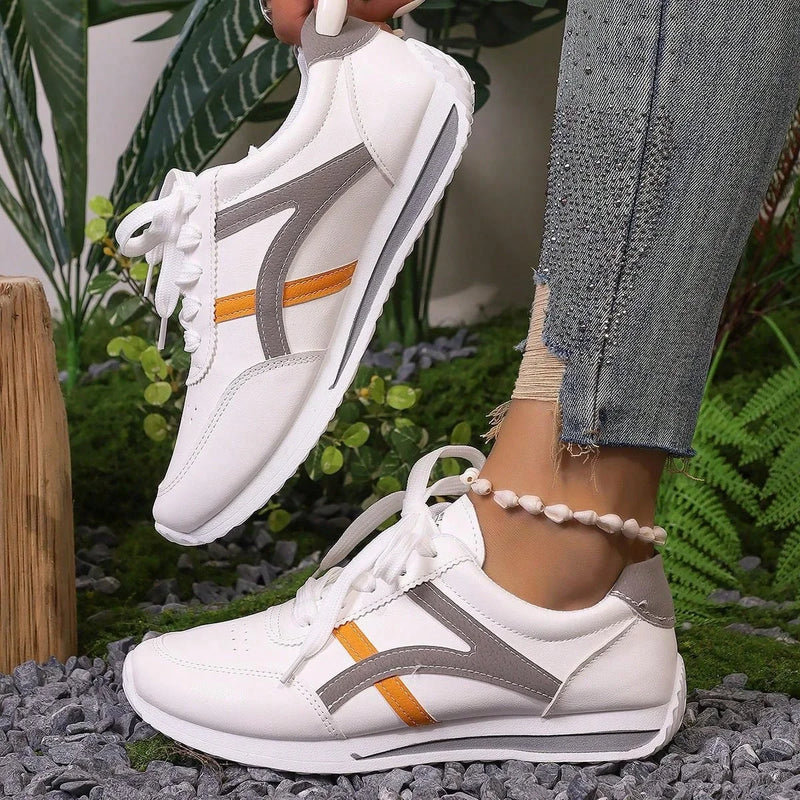Zapatillas de deporte para mujer, zapatos de deportes nuevos, zapatos blancos pequeños para mujer, zapatillas cómodas a la moda, zapatos informales ligeros que combinan con todo