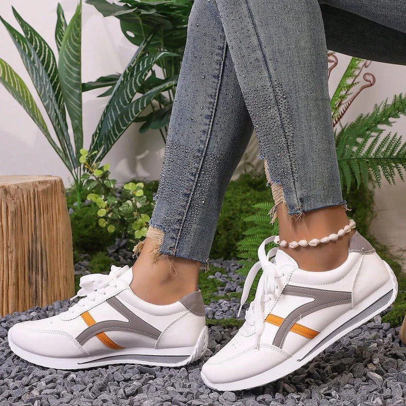 Zapatillas de deporte para mujer, zapatos de deportes nuevos, zapatos blancos pequeños para mujer, zapatillas cómodas a la moda, zapatos informales ligeros que combinan con todo