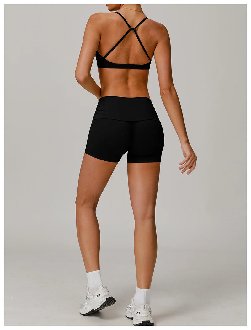 Traje de una pieza para mujer, traje deportivo con cremallera, peleles de Yoga, ropa deportiva sin espalda, monos de entrenamiento sin mangas para mujer