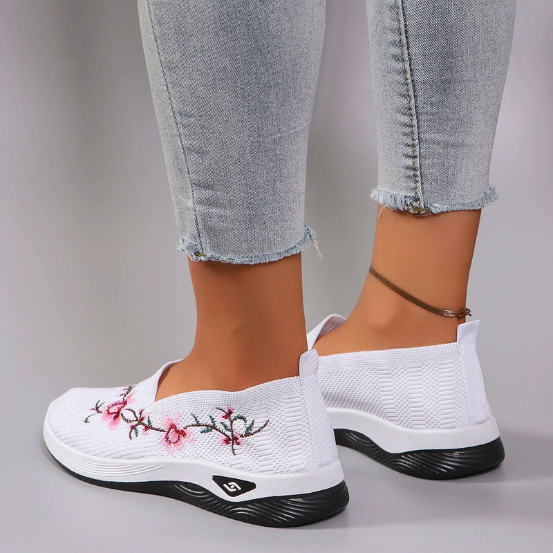 Zapatos planos de malla transpirable de verano para mujer, zapatillas informales, liquidación, envío gratis