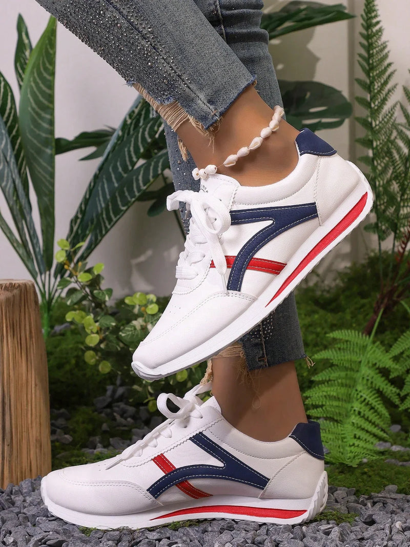 Zapatillas de deporte para mujer, zapatos de deportes nuevos, zapatos blancos pequeños para mujer, zapatillas cómodas a la moda, zapatos informales ligeros que combinan con todo