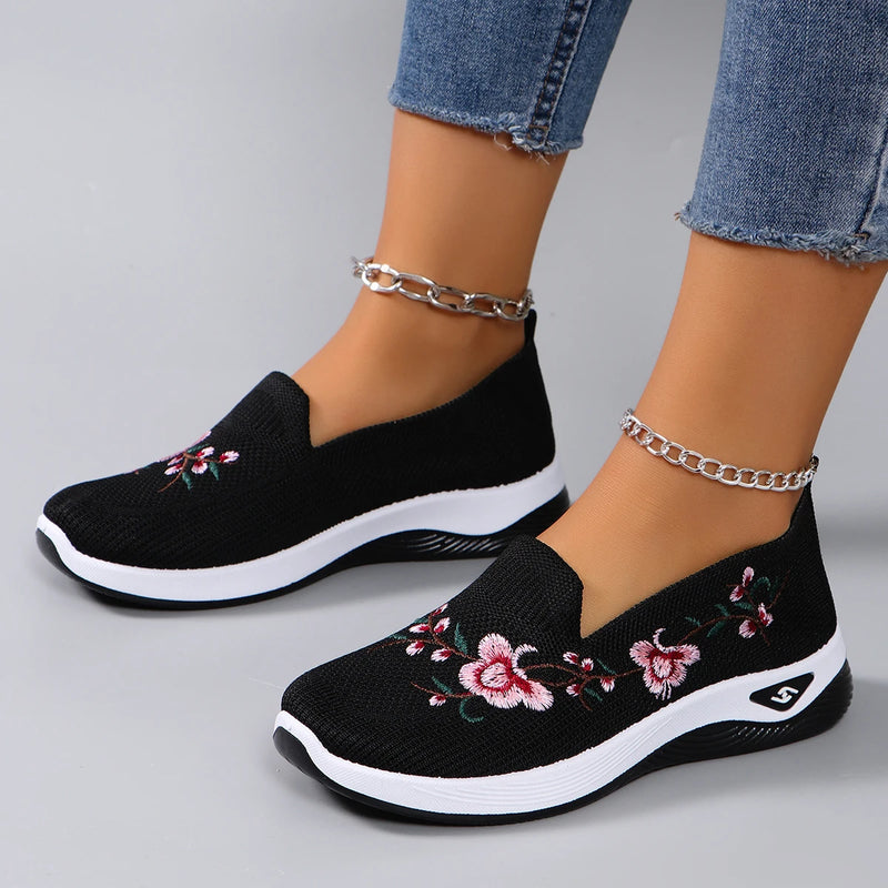 Zapatos planos de malla transpirable de verano para mujer, zapatillas informales, liquidación, envío gratis