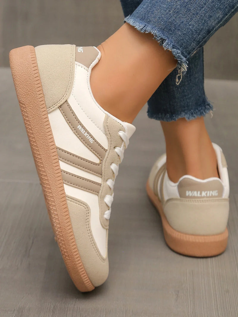 Zapatillas de deporte para mujer, mocasines planos de lujo, cómodos, suaves, ligeros, para exteriores, primavera 2025, 2025