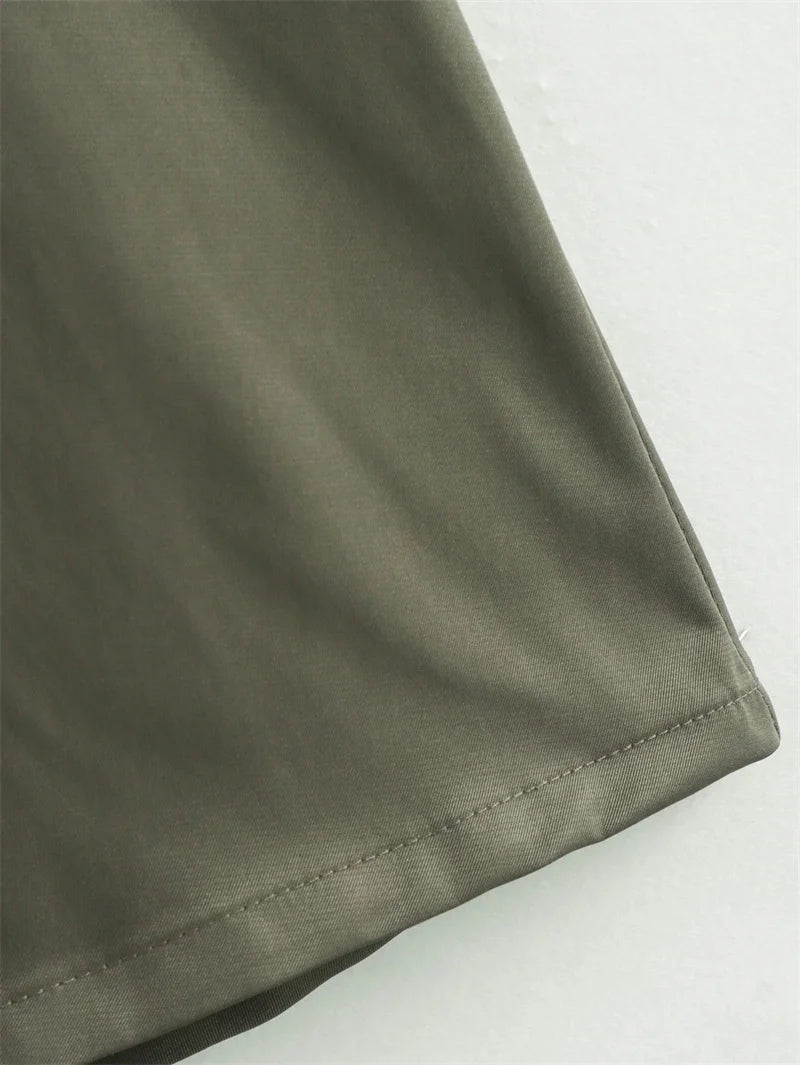 Vestido Largo Elegante con Cremallera para Mujer