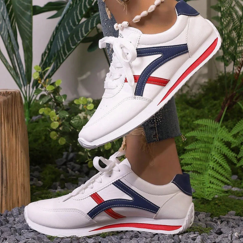 Zapatillas de deporte para mujer, zapatos de deportes nuevos, zapatos blancos pequeños para mujer, zapatillas cómodas a la moda, zapatos informales ligeros que combinan con todo