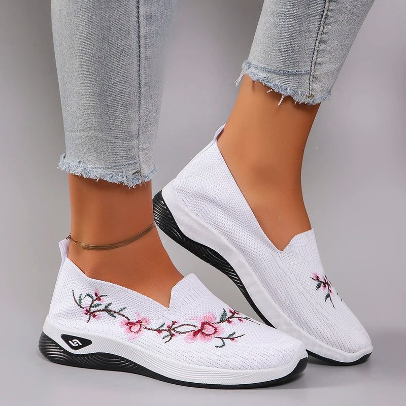 Zapatos planos de malla transpirable de verano para mujer, zapatillas informales, liquidación, envío gratis