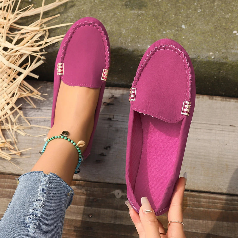 Zapatos de Mujer, mocasines sin cordones para bailarinas, mocasines para Mujer, zapatillas informales, Zapatos planos para Mujer, Zapatos informales