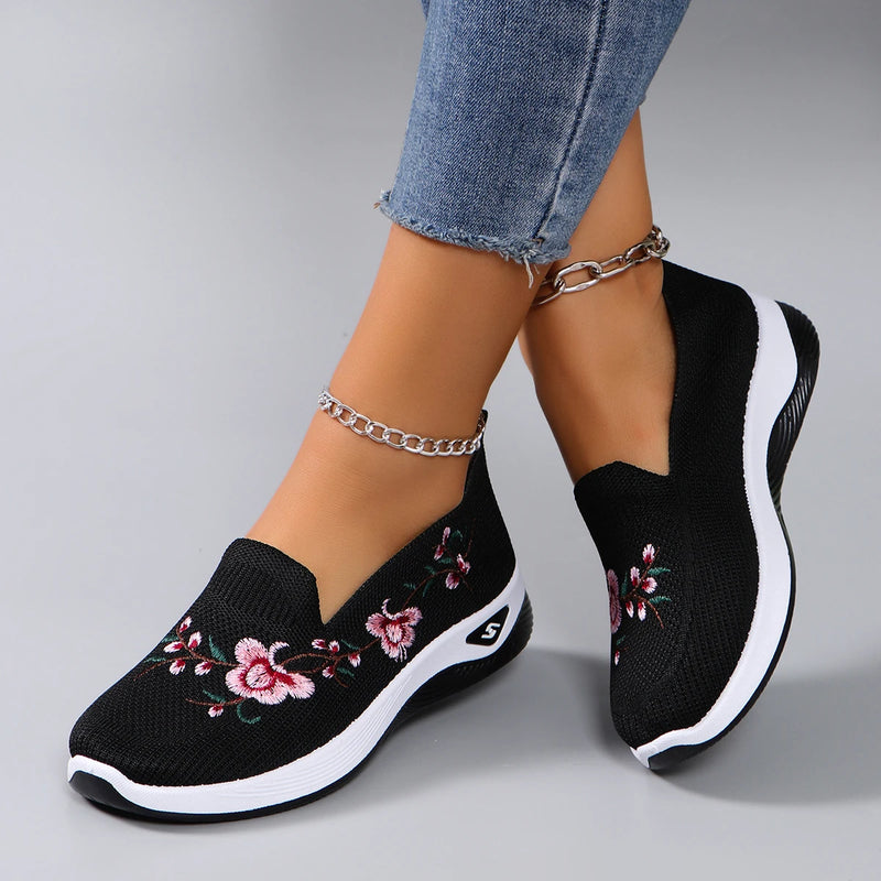 Zapatos planos de malla transpirable de verano para mujer, zapatillas informales, liquidación, envío gratis