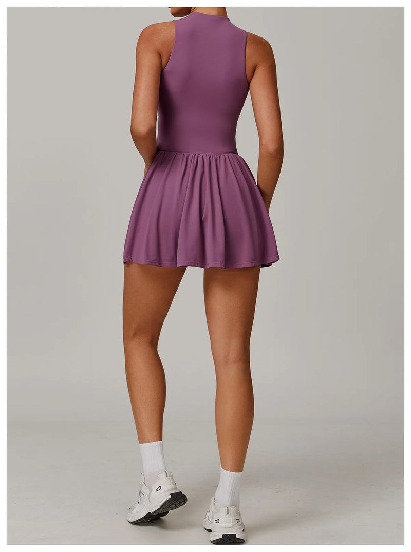 Traje de una pieza para mujer, traje deportivo con cremallera, peleles de Yoga, ropa deportiva sin espalda, monos de entrenamiento sin mangas para mujer