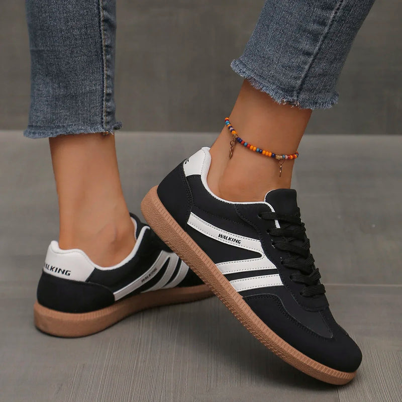 Zapatillas de deporte para mujer, mocasines planos de lujo, cómodos, suaves, ligeros, para exteriores, primavera 2025, 2025