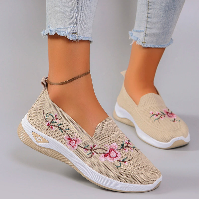 Zapatos planos de malla transpirable de verano para mujer, zapatillas informales, liquidación, envío gratis