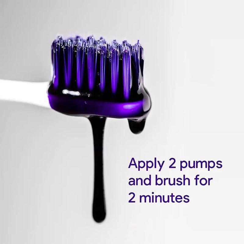 30ml V34 Hismile pasta de dientes púrpura elimina el sarro limpieza higiene bucal aliento fresco blanqueamiento productos para el cuidado de los dientes