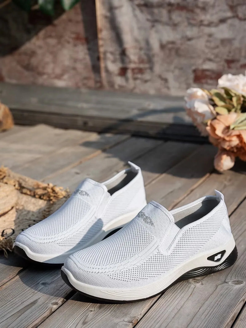 Zapatos de mujer, zapatos individuales suaves de color sólido para mujer, zapatillas informales, zapatos ligeros y cómodos para mujer