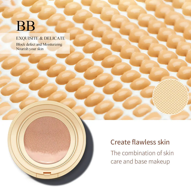 BIOAQUA-crema BB con cojín de aire, corrector iluminador, Base hidratante, blanqueamiento Facial, Base Facial, cosméticos de cobertura perfecta