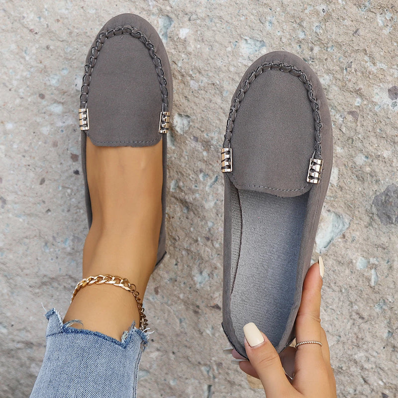 Zapatos de Mujer, mocasines sin cordones para bailarinas, mocasines para Mujer, zapatillas informales, Zapatos planos para Mujer, Zapatos informales