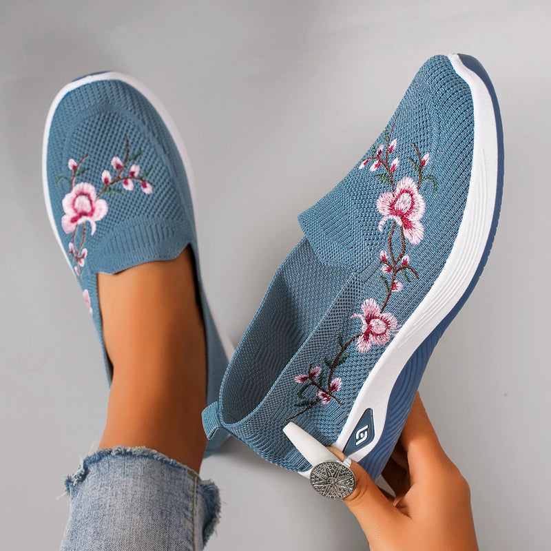 Zapatos planos de malla transpirable de verano para mujer, zapatillas informales, liquidación, envío gratis