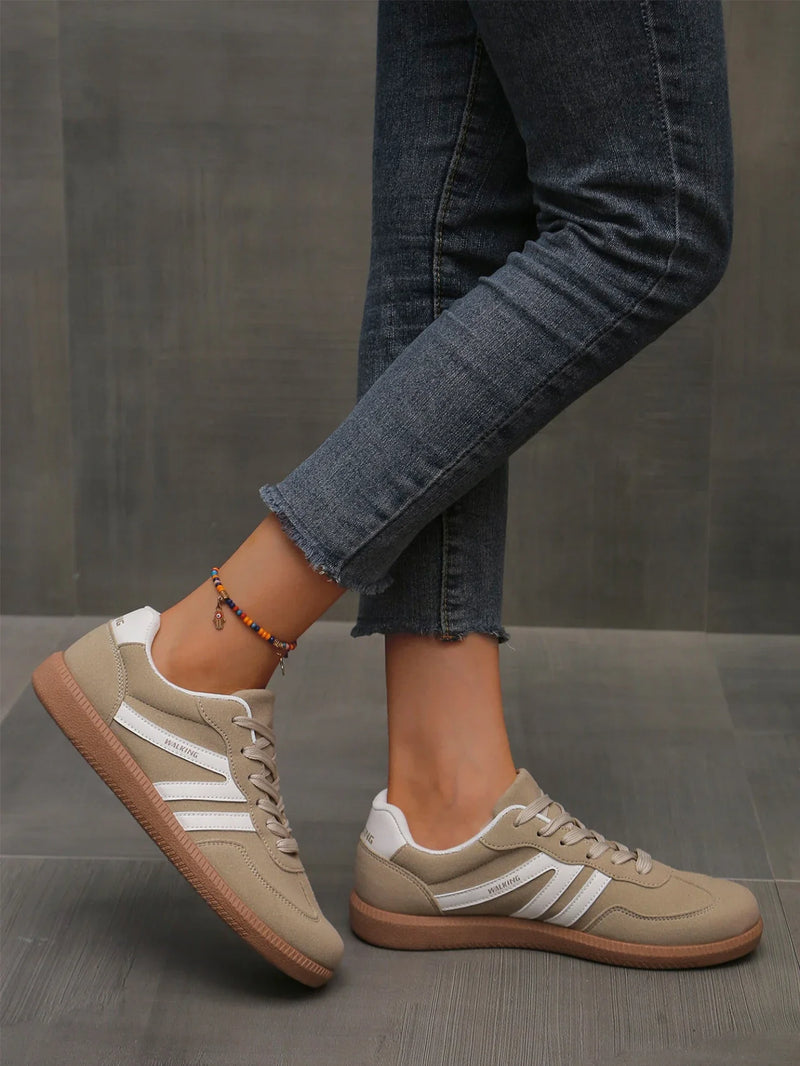 Zapatillas de deporte para mujer, mocasines planos de lujo, cómodos, suaves, ligeros, para exteriores, primavera 2025, 2025