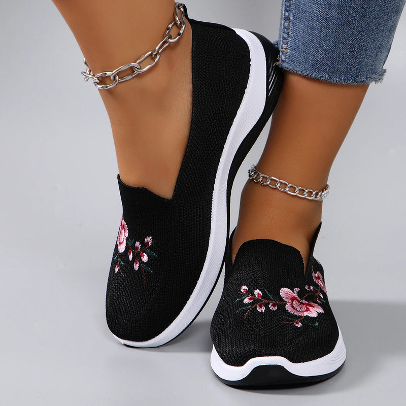 Zapatos planos de malla transpirable de verano para mujer, zapatillas informales, liquidación, envío gratis