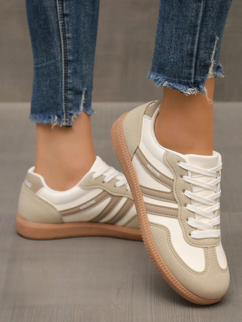 Zapatillas de deporte para mujer, mocasines planos de lujo, cómodos, suaves, ligeros, para exteriores, primavera 2025, 2025
