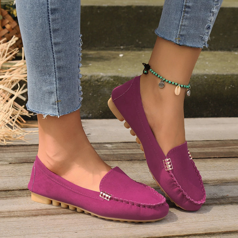 Zapatos de Mujer, mocasines sin cordones para bailarinas, mocasines para Mujer, zapatillas informales, Zapatos planos para Mujer, Zapatos informales