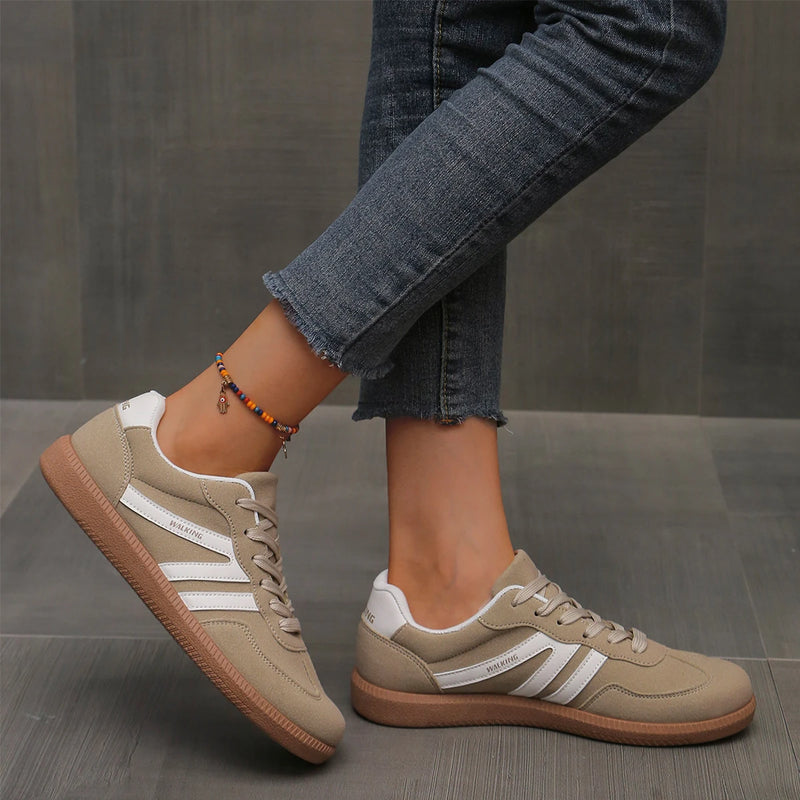 Zapatillas de deporte para mujer, mocasines planos de lujo, cómodos, suaves, ligeros, para exteriores, primavera 2025, 2025